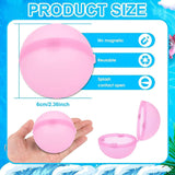 2 x Brand New Pack of 12 reusable water bombs, silicone water balloons, quick-filling, quick-filling silicone splash balls, water bomb set, splash balls for parties, water balloons for children and adults - RRP €23.32