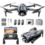 1 x RAW Customer Returns GPS Drone with 4K Camera for Adults, 5G WIFI FPV RC Foldable Quadcopter, GPS Intelligent Return, 3 Batteries with 60 Minutes Flight Time, 150 ESC Camera, Brushless Motor - RRP €159.0