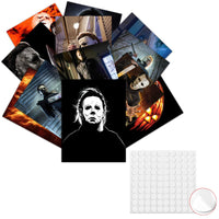 4 x Brand New GTOTd Halloween Poster 12 Pieces with Wall Collage Kit 36 x 28cm 14.2 x 11 Gifts Merch Horror Movie Poster Unframed Version HD Poster for Living Room Bedroom Club Wall Art Decor - RRP €40.28