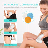 1 x RAW Customer Returns Cellulite massager anti cellulite hand massager-lymphatic drainage device with 3 washable pads-cellulite massager electric for stomach legs arms - RRP €60.49