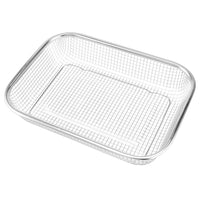 4 x Brand New ZOENHOU 2 Pieces Rectangle Thickened Drain Basket Strainer Drainage Basket Fruit and Vegetable Basket Multi-Purpose Drain Basket for Kitchen Sink Water Filter Rack, 2 Size 37.5 x 27.5 x 6.5 cm, 29.5 x 21.8 x 6.5 cm  - RRP €81.6