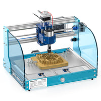 1 x RAW Customer Returns Genmitsu CNC Milling Machine 3018-PROVer V2, Engraving Machine Kit with Aluminum Frame, GRBL Control, Emergency Stop Switch, CNC Milling Machine for Wood Acrylic MDF - RRP €349.0