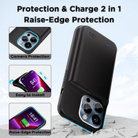 1 x RAW Customer Returns  8200mAh Battery case for iPhone 13 Pro Max, new upgrade with high capacity, rechargeable extended battery pack, protective portable smart backup charging cover for iPhone 13 Pro Max 1 pack  - RRP €26.21