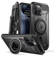 7 x Brand New SUPCASE Case for iPhone 15 Pro MAX 6.7 UB mag Compatible with MagSafe 360 Degrees with Integrated Screen Protector and Kickstand Resistant Phone Case for iPhone 15 Pro MAX Black  - RRP €279.93