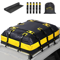 1 x RAW Customer Returns ISOPHO roof bag car roof box 20 cubic feet 566 liters waterproof roof bag for cars with without luggage rack, roof rack bag with anti-slip mat and 6 durable straps - RRP €87.26