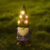 1 x RAW Customer Returns Yeomoo Solar Garden Gnome Garden Decoration Figures Funny for Outdoors, 29CM Gnomes Garden Decoration Outdoor Weatherproof with LED Solar Lantern Gifts for Terrace Yard Lawn Balcony - RRP €37.99