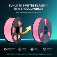 1 x RAW Customer Returns SUNLU PLA Plus 3D printer filament, PLA filament 1.75mm, neatly wound filament, robust 3D filament, compatible with 3D FDM printers, dimensional accuracy - 0.02 mm, 1 kg spool 2.2 pounds , wood - RRP €23.99