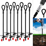 1 x RAW Customer Returns Jayzod Earth Ground Anchor 38 cm Heavy Duty Ground Snail Protector Canopies Tents Swing Sets Trampoline 8 Pack Adapter Not Included - RRP €52.98