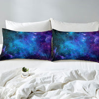 1 x RAW Customer Returns Homewish Galaxy Series Comforter Cover Set Blue Purple Starry Sky Printed Decor Bedding Set for Women Teens Boys Universe Outer Space Theme Duvet Cover Nebula Galaxy Bedspread, 200x200 - RRP €41.34