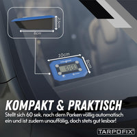 2 x RAW Customer Returns Tarpofix electric parking disc with approval Electronic parking disc with approval Automatic digital parking disc with battery Electronic parking meter with approval Car gadget - RRP €48.32