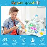 14 x Brand New Coolden Pop it Fidget Toys Quick Push Game Pop It Electronic Sensory Game Decompression Puzzle Game Machine Game Controller Bubble Sensory Fidget Toy for Kids Adults White-blue - RRP €190.54