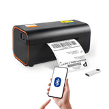 1 x RAW Customer Returns Yinleader Thermal Printer DHL Label Printer Label Equipment 4 6 Bluetooth Label Printer Mobile Phone Printing, Thermal Label Printer, Compatible with Barcode, Amazon, DHL, FedEx, UPS - RRP €79.99