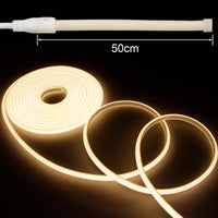 1 x RAW Customer Returns TTWAY COB LED strip 220V 20m, LED strip waterproof warm white, CRI 90, 10mm wide, IP65 LED strip 20m for bedroom, ceiling, outdoor decoration, 3000K - RRP €72.38