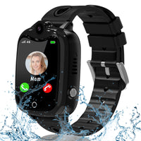 1 x RAW Customer Returns YEDASAH Smartwatch Kids, 4G Smartwatch Kids Watch with GPS and Phone, Games, Pedometer, Video Call, School Mode, Camera, SOS, IP67 Waterproof, Alarm Clock, Kids Smartwatch for 4-14 Years - RRP €60.32