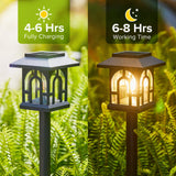 1 x RAW Customer Returns NEEMO Solar Lights for Outdoor Garden, 8 Pack Vintage Solar Lights for Outdoor with Warm White Tungsten, IP65 Waterproof Solar Garden Lights for Outdoor Patio Lawn Yard Balcony Decoration - RRP €30.24