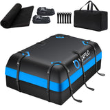 1 x RAW Customer Returns VEXPLO 600 liter car roof box, foldable roof bag, roof box, waterproof storage box, portable roof rack bag with anti-slip mat, 6 door hooks, storage box, 12 lashing straps - RRP €70.58