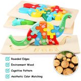 9 x Brand New BuYupop wooden toys for ages 1 and up, Montessori toys for ages 1 and up, wooden puzzles for toddlers aged 1-3, Montessori toy puzzle gift for 1-2-3 year old boys and girls - pack of 3 - RRP €99.81