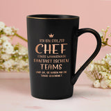 1 x RAW Customer Returns Joymaking ceramic coffee mug with saying - I am the proud boss of an incredibly fantastic team - boss cup gifts for birthdays, farewell, retirement gift, black - RRP €21.17