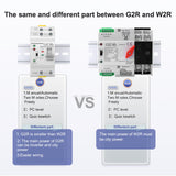 1 x RAW Customer Returns GEYA Dual Power Supply Automatic Transfer Switch Electrical Selector Switches DIN Rail Uninterruptible Power Supply 4-pin 63A AC220V  - RRP €48.99