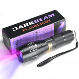 1 x RAW Customer Returns DARKBEAM UV Flashlight 365 nm and 395 Light Wood Lamp Black Light Ultraviolet LED Portable Mini Handheld Detector for Dog Urine Pet Stains, Banknote Identification Resin Curing - RRP €29.99