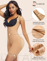 1 x RAW Customer Returns FeelinGirl Corset Body Strong Shaping Body Shaper Women s Tummy Control Shapewear with YKK Zipper High Waist Shaping Body 3-Layer Fabric Tummy with Rubber Butt Lift Beige XL - RRP €36.32