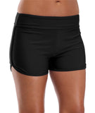 1 x RAW Customer Returns AVACOO women s swimming shorts, beach shorts, tummy control, sports bikini shorts 50 SPF, black L - RRP €18.94