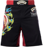 1 x Brand New Hardcore Training Fight Shorts Old Tattoo Men s Shorts Men s MMA BJJ Grappling Fitness Boxing Muay Thai No Gi Sparring S  - RRP €36.0