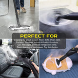 1 x RAW Customer Returns MLMLANT steam cleaner floor 1100ML water tank with steam cleaner handheld device with 21-piece accessories for, carpet steam mop, tiles, kitchen, upholstered furniture, sofa, steam cleaner, steam vacuum cleaner - RRP €110.92