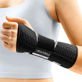 1 x RAW Customer Returns FREETOO Lightweight Fit Wrist Support with Bionic Carpal Tunnel Splint, One-Step Wear Wrist Wraps for RSI, Tendonitis, Extended Wrist Splint for Women Men - RRP €22.99