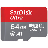 1 x RAW Customer Returns SanDisk Ultra Android microSDXC UHS-I memory card 64 GB adapter for smartphones and tablets, A1, Class 10, U1, Full HD videos, up to 140 MB s read speed  - RRP €10.81