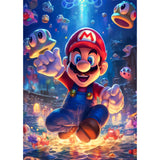 3 x Brand New CEOVR Diamond Painting for Adults, Diamond Painting Kit for Children, Super Mario 5D DIY Diamond Painting, 30x40 cm Diamond Painting Kit, Cartoon Diamond Painting Complete Kit, Gift for Family - RRP €24.12