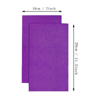 9 x Brand New Jtnohx Hard Felt Sheets, 2mm Felt Fabric, 12pcs 17.78 x 28.7cm Square Felt for Crafts, Color Felt for Cushion and Padding Purple  - RRP €205.2