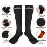 1 x RAW Customer Returns FOTFLACE Heated Socks for Men Women Heated Socks with 4500mAh Rechargeable Battery, 3 Adjustable Temperature Heating Socks for Winter Activities - RRP €30.24