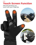 1 x RAW Customer Returns KEMIMOTO Winter Motorcycle Gloves, Motorcycle Gloves with Touchscreen Function, Waterproof, CE 2KP Approved Motorcycle Gloves for Motorcycling, Skiing, Scooter Black M - RRP €30.73