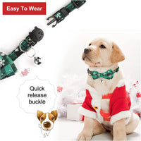 20 x Brand New Christmas collar, 2 pieces small dog collars adjustable, cat collar with bow, dog collar bow tie, puppy collar, dog collar Christmas, pet collar for cats and dogs - RRP €138.8