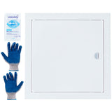 1 x RAW Customer Returns Inspection flap maintenance flap drywall RK 300x300 30x30 many sizes inspection door ABS plastic fuse box door laundry chute flap Revi door - RRP €17.49