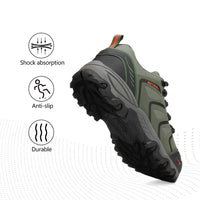 1 x RAW Customer Returns NORTIV 8 Men s Hiking Shoes Trekking Shoes Outdoor Shoes Waterproof Hiking Shoes Climbing Shoes Mountaineering Climbing Hiking Shoes Army GREEN BLACK ORANGE 160448 LOW-E Size 45 EUR  - RRP €59.99