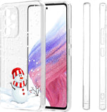 1 x Brand New Yiscase Pack of 3 Xmas Mobile Phone Cases Compatible with Samsung Galaxy A14 5G Case Christmas Transparent Mobile Phone Case Ultra Thin Silicone Case TPU Bumper Cover - Elk, Snowflake, Snowman - RRP €10.07