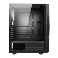 1 x RAW Customer Returns Spirit Of Gamer - Gamer PC Case ARGB ATX mATX ITX - Front Panel in Metal Mesh - Side Panel in Tempered Glass - Steel Frame - 2 120 mm fans including 1 addressable RGB LED - RRP €55.36