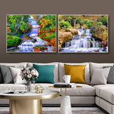 6 x Brand New Diamond Painting Embroidery Diamond Painting Complete Kit in Bead Diamond to Stick Landscape Accessories Canvas 5d Painting Child Adult Rhinestone Lot Puzzle Drawing Wall Decoration Bedroom Fall - RRP €133.08