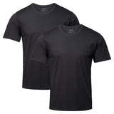 1 x RAW Customer Returns DANISH ENDURANCE Organic Cotton T-Shirts for Men, Round Neck or V-Neck, Short Sleeve, 2-Pack, Round Neck - Black, M - RRP €50.66