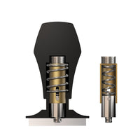 1 x RAW Customer Returns Normcore coffee tamper 58.5mm coffee grinder presser - stylish espresso stamp as a barista tamper set, contact pressure calibrated - 15lb 25lb 30lbs contact pressure - Aluminum handle mat - RRP €43.99