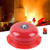 1 x RAW Customer Returns Fire protection bell 100db, 4 inch bell loud fire bell electric doorbell fire alarm bell, for school fire alarm emergency evacuation factory workshop 12V  - RRP €22.19