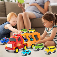 8 x Brand New Kids Cartoon Car Toy Truck for Toddlers Boys Girls 1 2 3 4 5 6 Years Old, Toddler Trucks Toys for Boys 1-3 3-5, Christmas Birthday Gift Car Sets with Light Sound - RRP €224.81