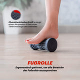 1 x RAW Customer Returns ELVIRE fascia roller for deep tissue massage Includes foam rollers, massage roller soft for trigger points, fascia ball massage ball , foot roller for back, legs, feet, neck plantar fasciitis - RRP €34.99