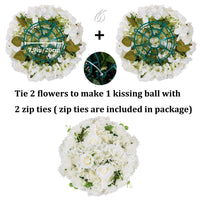 1 x RAW Customer Returns BLOSMON artificial flowers artificial flowers table wedding decoration 6 pieces large white artificial roses hydrangeas silk fake flowers for centerpiece table decoration flower ball bouquet arrangements home - RRP €153.6