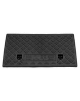 1 x RAW Customer Returns QWORK 2 pieces plastic curb ramp, car ramps, for wheelchairs, motorcycles, 49x27x7 cm - RRP €30.1