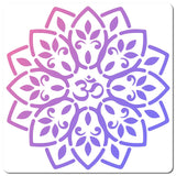 1 x Brand New GORGECRAFT 11.8x11.8 Inch Chakra Mandala Stencil Large Flower Template Reusable DIY Home Signs Decor for Painting on Wood Scrapbook Card Wall Floor Airbrush Drawing Tool Supplies - RRP €19.2