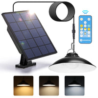 1 x RAW Customer Returns Aigostar solar hanging light, solar lamps for outdoor hanging with remote control, dimmable time-controlled solar lamp, large battery capacity and IP65 waterproof, solar light with 3 m cable for indoor outdoor use - RRP €25.99