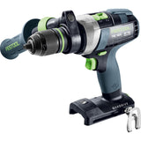 1 x RAW Customer Returns Festool cordless drill driver TDC 18 4 I-Basic QUADRIVE with tool chuck, magnetic bit holder, FastFix keyless drill chuck, additional handle, bit, belt clip , in a systainer - RRP €217.14